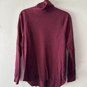 Women's Waffle Knit Turtleneck from Everlane - Organic Cotton - Size Large - EUC